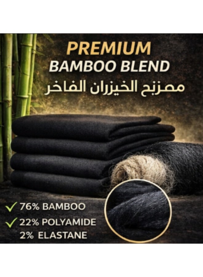 دوندار جوارب دوندار سوكس رجالية قصيرة من الخيزران – عبوة 12 زوج – مريحة وقابلة للتنفس (40–44) - Image 5